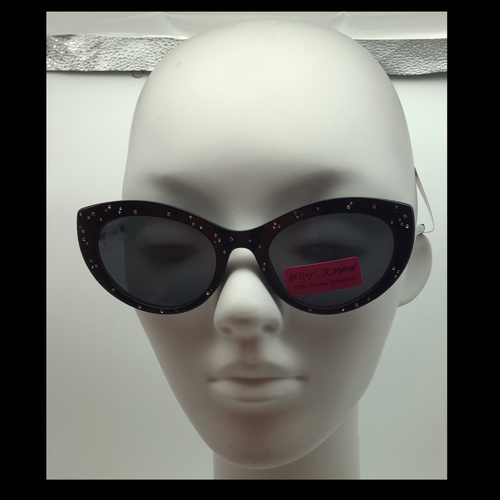 Betsey Johnson Rhinestone Sunglasses - Picture 2 of 6